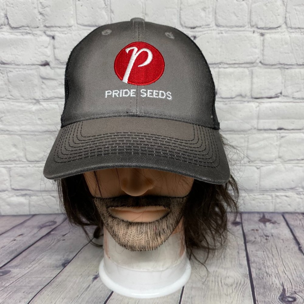Farmer Trucker Hat Mesh Cap Snapback Gray Black Pride Seeds CANTERRA Embroidered